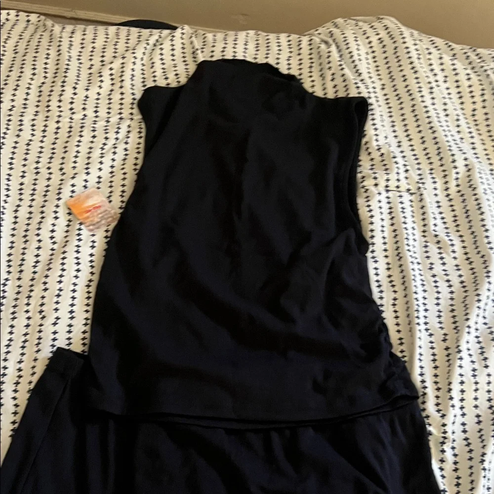 Free People Black Sleeveless Skirt Set - Picture 2 of 3